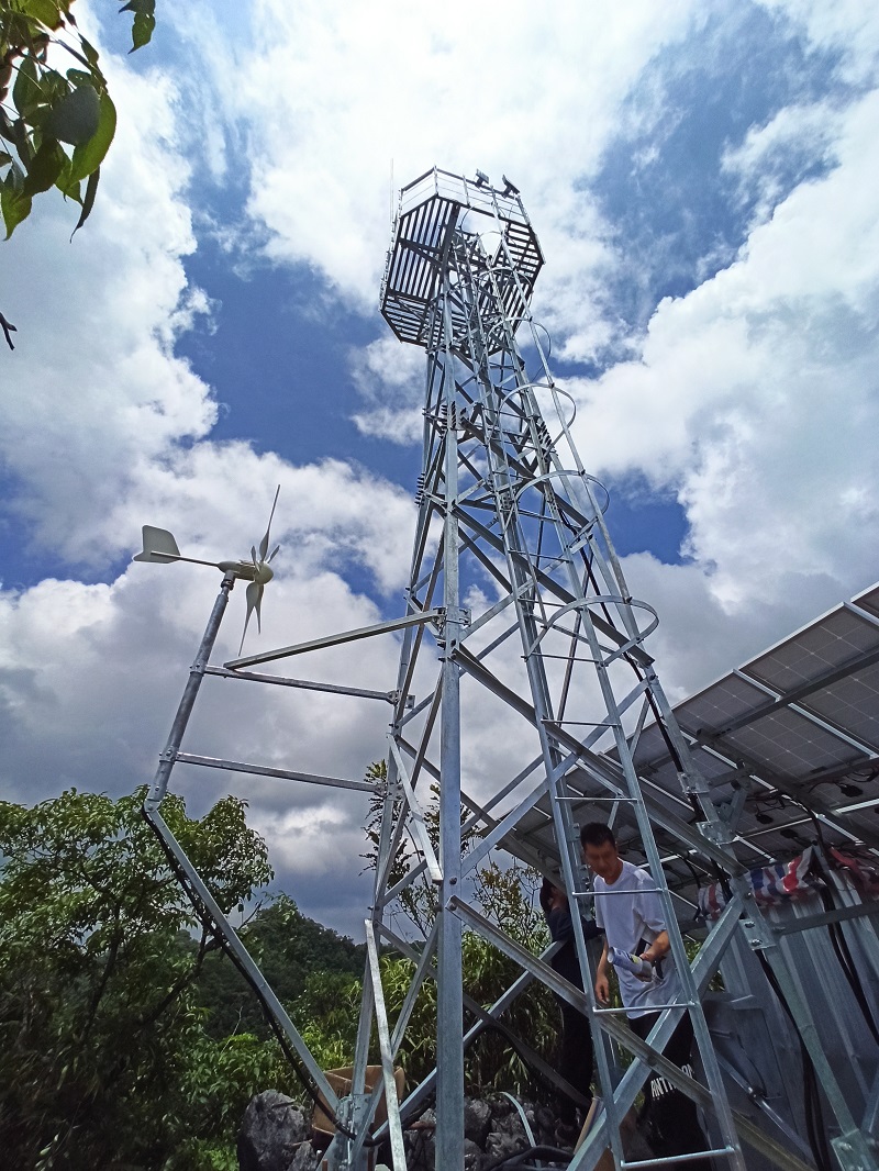 采用热成像加可见光对林区野生动物进行监控