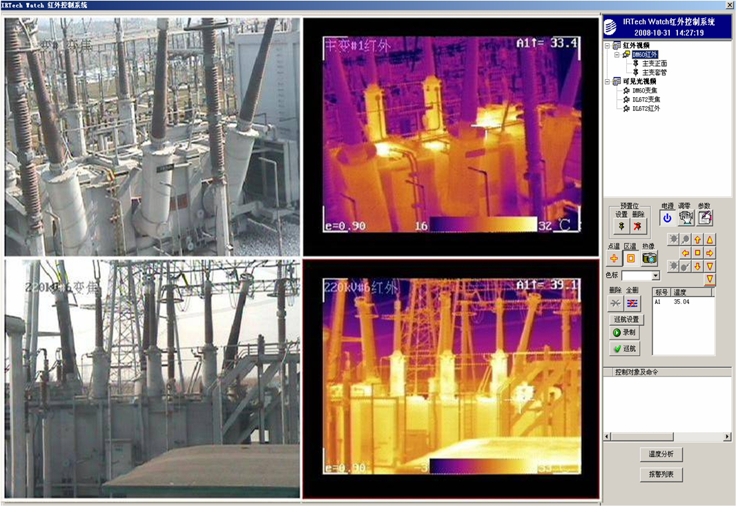 变电站红外热成像在线监控方案系统软件设计